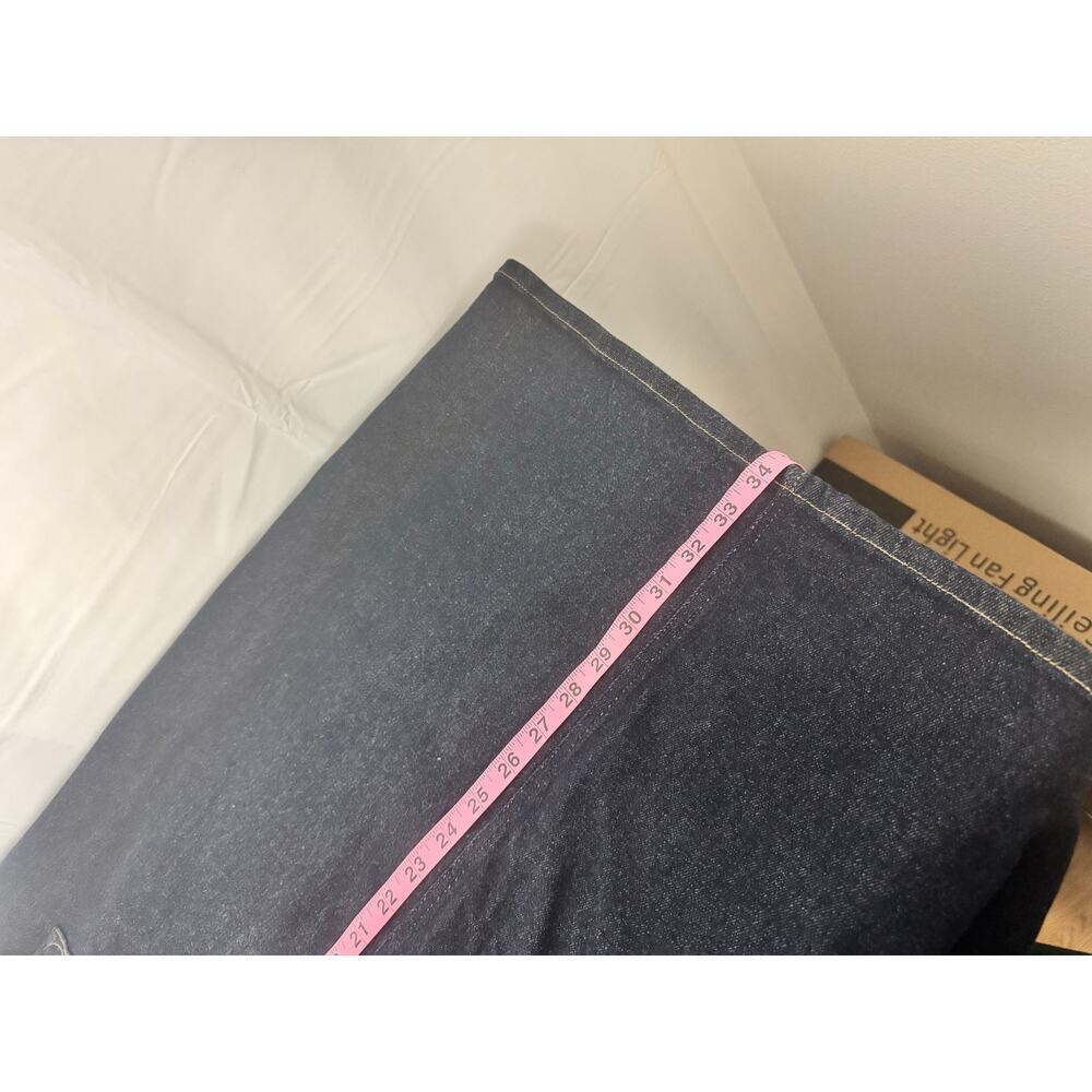 Good American Stretch Denim Indigo Midi Skirt Size 24 (Plus), NWT - Picture 11 of 12